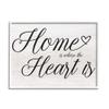 Stupell Industries Heart & Home Fancy Script Phrase Typography, Design by Lil' Rue view 1