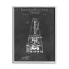 Stupell Industries Detailed Tech Electric Metronome Patent Blueprint Diagram, Design by Karl Hronek, 16 x 20, Grey view 1
