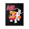 Stupell Industries Alien Pops Bold Modern Cartoon Character Cereal, Design by Michael Buxton view 1