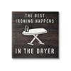 Stupell Industries Ironing Dryer Laundry Quote Text Grain Pattern, Design by Marcus Prime view 1