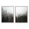 Stupell Industries Serene Mountainous Forest Trees Nature Hazy Sky, Design by Kim Allen view 1