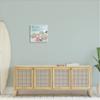 Stupell Industries Beach Vibes Calligraphy Trendy Seashells Starfish Painting, Design by Katie Doucette view 2
