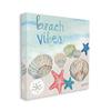Stupell Industries Beach Vibes Calligraphy Trendy Seashells Starfish Painting, Design by Katie Doucette view 2
