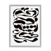 Stupell Industries Contemporary Black Ink Shapes Minimal Abstract Design, Design by Amy Brinkman view 1