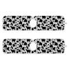 Kitchen Faucet Absorbent Mat,Cow Print Water Splash Guard for Sink, Faucet Drip Catcher Thicken Sponge Microfiber Faucet Water Catcher Mat Sink Absorbent Mat for Kitchen 14x5in 2 Pack view 2