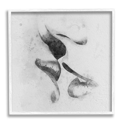 Stupell Industries Romantic Kiss Faces Lips Closeup Couple Drawing, Design by Ros Ruseva