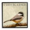 Stupell Industries Chickadee Bird Tree Branch Text Illustration, Design by Alpenglow Workshop view 1