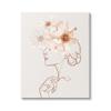 Stupell Industries Delicate Pink Flower Blossoms Woman Line Drawing, Design by Ros Ruseva view 1