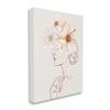 Stupell Industries Delicate Pink Flower Blossoms Woman Line Drawing, Design by Ros Ruseva view 2