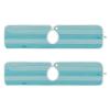 Kitchen Faucet Absorbent Mat,Teal Turquoise Green Wood Water Splash Guard for Sink, Faucet Drip Catcher Thicken Sponge Microfiber Faucet Water Catcher Mat Sink Absorbent Mat for Kitchen 14x5in 2 Pack view 2