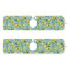 Kitchen Faucet Absorbent Mat,Lemon Fruit Summer Water Splash Guard for Sink, Faucet Drip Catcher Thicken Sponge Microfiber Faucet Water Catcher Mat Sink Absorbent Mat for Kitchen 14x5in 2 Pack view 2