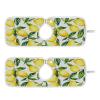 Kitchen Faucet Absorbent Mat,Lemon Water Splash Guard for Sink, Faucet Drip Catcher Thicken Sponge Microfiber Faucet Water Catcher Mat Sink Absorbent Mat for Kitchen 14x5in 2 Pack view 1