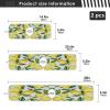 Kitchen Faucet Absorbent Mat,Lemon Water Splash Guard for Sink, Faucet Drip Catcher Thicken Sponge Microfiber Faucet Water Catcher Mat Sink Absorbent Mat for Kitchen 14x5in 2 Pack view 4