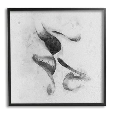 Stupell Industries Romantic Kiss Faces Lips Closeup Couple Drawing, Design by Ros Ruseva