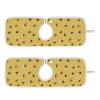 Kitchen Faucet Absorbent Mat,Bees Honey Honeycombs Water Splash Guard for Sink, Faucet Drip Catcher Thicken Sponge Microfiber Faucet Water Catcher Mat Sink Absorbent Mat for Kitchen 14x5in 2 Pack view 1