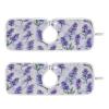 Kitchen Faucet Absorbent Mat,Lavender Flower Water Splash Guard for Sink, Faucet Drip Catcher Thicken Sponge Microfiber Faucet Water Catcher Mat Sink Absorbent Mat for Kitchen 14x5in 2 Pack view 1