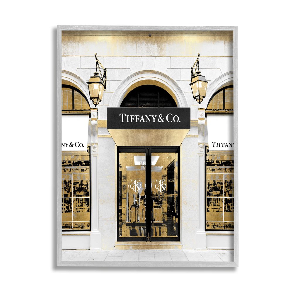 Stupell Industries Designer Jewelry Storefront Urban Glam Fashion Photography, Design by Madeline Blake