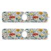 Kitchen Faucet Absorbent Mat,Summer Blooming Flower Water Splash Guard for Sink, Faucet Drip Catcher Thicken Sponge Microfiber Faucet Water Catcher Mat Sink Absorbent Mat for Kitchen 14x5in 2 Pack view 2