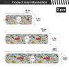 Kitchen Faucet Absorbent Mat,Summer Blooming Flower Water Splash Guard for Sink, Faucet Drip Catcher Thicken Sponge Microfiber Faucet Water Catcher Mat Sink Absorbent Mat for Kitchen 14x5in 2 Pack view 4