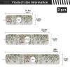Kitchen Faucet Absorbent Mat, Herbs Wild Flowers Plant Water Splash Guard for Sink, Faucet Drip Catcher Thicken Sponge Microfiber Faucet Water Catcher Mat Sink Absorbent Mat for Kitchen 14x5in 2 Pack view 4