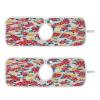Kitchen Faucet Absorbent Mat,Rose Floral Flower Water Splash Guard for Sink, Faucet Drip Catcher Thicken Sponge Microfiber Faucet Water Catcher Mat Sink Absorbent Mat for Kitchen 14x5in 2Pack view 1