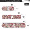Kitchen Faucet Absorbent Mat,Rose Floral Flower Water Splash Guard for Sink, Faucet Drip Catcher Thicken Sponge Microfiber Faucet Water Catcher Mat Sink Absorbent Mat for Kitchen 14x5in 2Pack view 4