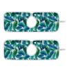 Kitchen Faucet Absorbent Mat,Turquoise Green Palm Leaves Water Splash Guard for Sink, Faucet Drip Catcher Thicken Sponge Microfiber Faucet Water Catcher Mat Sink Absorbent Mat for Kitchen 14x5in 2Pack view 1