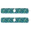 Kitchen Faucet Absorbent Mat,Turquoise Green Palm Leaves Water Splash Guard for Sink, Faucet Drip Catcher Thicken Sponge Microfiber Faucet Water Catcher Mat Sink Absorbent Mat for Kitchen 14x5in 2Pack view 3