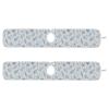 Kitchen Faucet Absorbent Mat,Seashells Starfish Water Splash Guard for Sink, Faucet Drip Catcher Thicken Sponge Microfiber Faucet Water Catcher Mat Sink Absorbent Mat for Kitchen 14x5in 2 Pack view 3