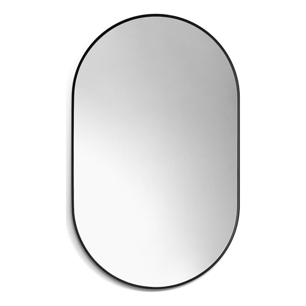 Altair Design Ispra 36" Bathroom/Vanity Matte Black Aluminum Framed Wall Mirror