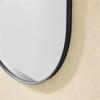 Altair Design Ispra 36" Bathroom/Vanity Matte Black Aluminum Framed Wall Mirror view 4