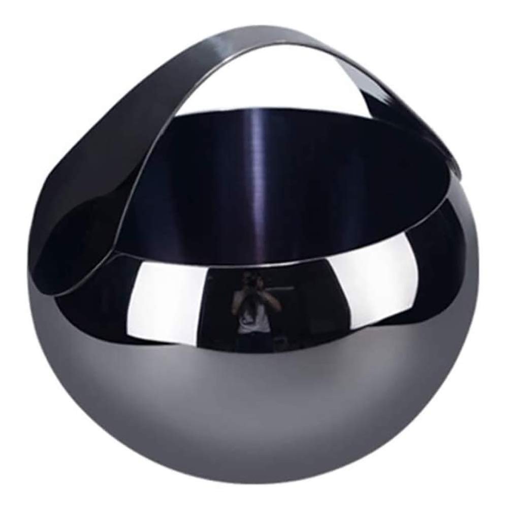 ice bucket for cocktail bar Ice Bucket Stainless Steel Insulated Ice Wine Bucket Thick Portable Wine Chiller Cooler Champagne Ice Cube Container For Party Bar-d 18x18x18cm