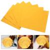 Hemoton 200pcs Foil Candy Wrappers for Chocolates Square Golden Aluminium Foil Paper Wrapping DIY Package Candy Paper Chocolate Packaging Wrapping 20x20cm view 3