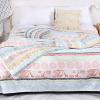 ZTGL Cotton Muslin Blanket for Summer, 6-Layer Breathable 100% Hypoallergenic Muslin Throw Blanket Lightweight Bed Blankets, Soft Breathable Cotton Blanket All Season,G,220x240cm view 2
