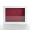 10x20 Shadow Box White Solid Pine Wood Display Frame with Red Acid-Free Backing UV Acrylic & Hanging Hardware with 0.75" Usable Depth and 0.75" Frame Moulding Width view 2