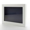 11x14 Shadow Box White Solid Pine Wood Display Frame with Navy Acid-Free Backing UV Acrylic & Hanging Hardware with 0.75" Usable Depth and 0.75" Frame Moulding Width view 1