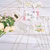 FUSHENMU 30pcs Metal Floral Place Card Holder,Heart Shape Photo Memo Table Number Holder Flower Pick Clips for Floral Arrangemen Wedding Birthday Office view 4