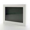 11x14 Shadow Box White Solid Pine Wood Display Frame with Green Acid-Free Backing UV Acrylic & Hanging Hardware with 0.75" Usable Depth and 0.75" Frame Moulding Width view 1