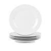 10 Strawberry Street Simply White 10.5" Round Dinner Plate, Set of 6 view 1