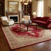 Rugs.com - Chateau Rug 10' x 13' 1 Red Traditional Area Rug - Stain Resistant and Easy Clean for Living Rooms, Dining Rooms, and Offices view 1