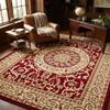 Rugs.com - Chateau Rug 10' x 13' 1 Red Traditional Medallion Rug Perfect for Living Rooms, Dining Rooms, and Large Offices view 3