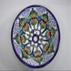 16" ROUND TALAVERA SINK ceramic bathroom vessel sink, mexican handmade folk art view 2