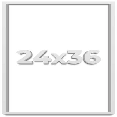 24x36 Large Shadow Box Display Wooden Frame with Acid-Free Backing UV Acrylic & Hanging Hardware with 0.75" Usable Depth and 0.75" Frame Moulding Width