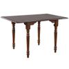 Sunset Trading Andrews 3 Piece 48" Rectangular Dining Set | Expandable Drop Leaf Table | Chestnut Brown | Fully Assembled Spindleback Chairs | Seats 2,4 | view 3