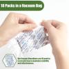 LinsKind 110 Packs 500CC Food Grade Oxygen Absorbers 10 Packs in Individual Vacuum Bag11x Packs of 10), Oxygen Absorbers for Food Storage, with Oxygen Indicator, for Mylar Bags, Mason Jars,Canning view 4