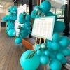 18 Inch 10 Pack Teal Balloons KIRIKOU Big Large Round Helium Thick Latex Balloons for Birthday Wedding Baby Shower Graduation Party Decoration view 3