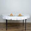 1 Pcs Clear Plastic Vinyl 70" Tablecloth Protector Table Cover Wedding Party view 3