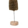 Creative Co-Op Sisal Bottle Brush Tree with Wood Base, Moss Green view 3