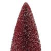 Creative Co-Op Bottle Brush Tree with Wood Base and Glitter, Purple and Burgundy Ombre view 3