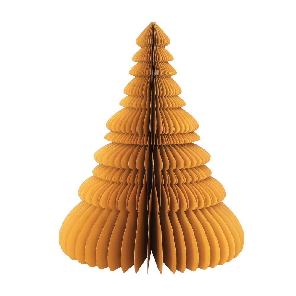 Creative Co-Op Paper Honeycomb Tree, Mustard